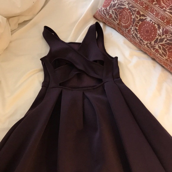 Express Dark purple express cocktail dress - Picture 2 of 2